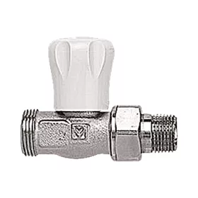   HERZ GP kézi radiátorszelep, egyenes, Eurokón., 1/2"-3/4"K