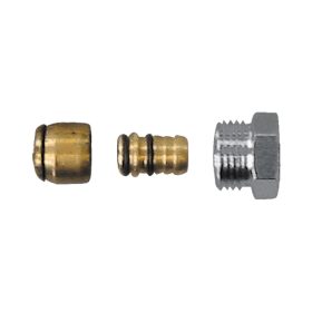 HERZ csatlakozó, műanyag csőhöz, 16x2mmx1/2"K