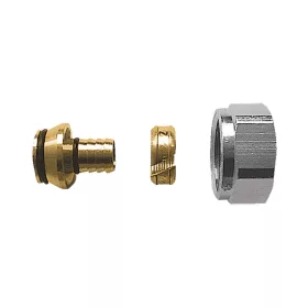   HERZ szorítógyűrűs csatlakozó, műanyag csőhöz, Eurokón., 20x2mm-3/4"