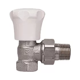 HERZ AS-T-90 kézi radiátorszelep, sarok, 1/2"