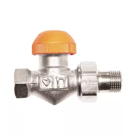   HERZ TS-98-V termosztatikus radiátorszelep, egyenes, 1/2", előbeállítással