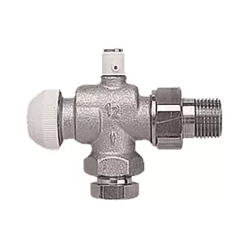   HERZ TS-90 termosztatikus felső szeleptest, axiál sarok, légtelenítős, 1/2"-15mm