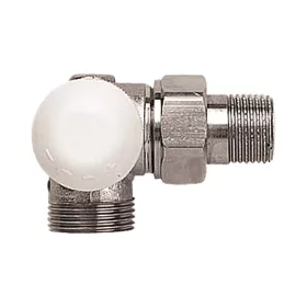   HERZ TS-90 termosztatikus radiátorszelep, térsarok, balos, Eurokón., 1/2"-3/4"K