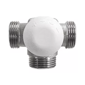   HERZ Calis-TS-3D szelep, háromjáratú, jobbos, 3/4" panelfűtéshez