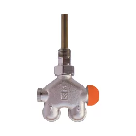   HERZ VUA-40 egypontos radiátorszelep, sarok, függ.kétcsöves, 100%, 1/2"-3/4"K