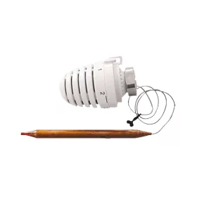   HERZ Design termofej tapintóérzékelővel, folyadék töltésű, 2m kap.cső, M30x1.5mm