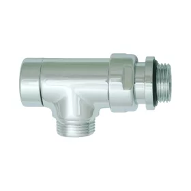   HERZ De Luxe RL Design visszatérő radiátorszelep, egyenes, fehér, 1/2"xM22x1.5mm