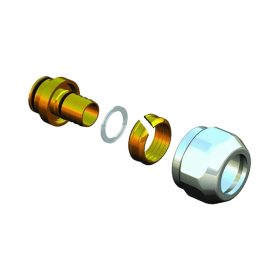 HERZ Design csatlakozó, műanyag csőhöz, 16x2mmxM22-1.5mm