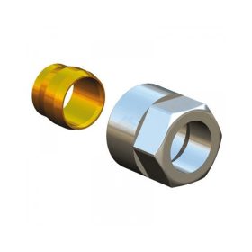 HERZ Design csatlakozó, fémcsőhöz, 15mmxM22x1.5