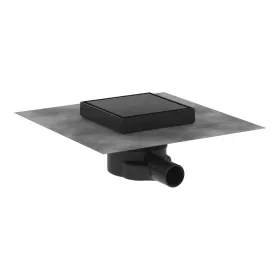   HANSGROHE RainDrain Point pontfolyóka telepítőszett, csempézh., 150/150mm, m.fekete