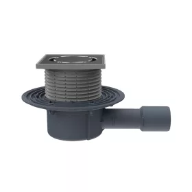   HL 510Prblue padlólefolyó, Primus Blue bűzzár, 115x115mm inox rács, DN40/50