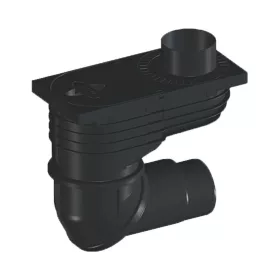   HL 600N esővíz süllyesztőszekrény, DN110/125 elf.csatl., fagyálló mech.bűzzárral