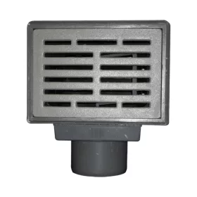   HL 71G pincei padlóösszefolyó, 170x240mm öntöttvas ráccsal