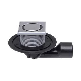   HL 80.1 padlóösszefolyó, vízszintestől függőlegesig állítható kifolyócsonk, bűzzár