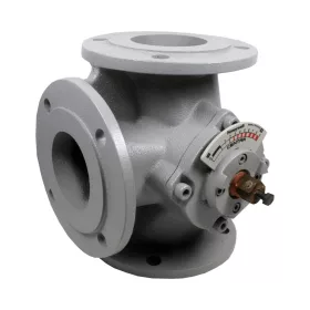   HONEYWELL keverőcsap, háromjáratú, karimás, kvs=25, PN6, DN40