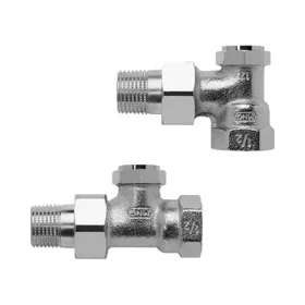   HONEYWELL Verafix-E visszatérő radiátorszelep, sarok, 3/8"