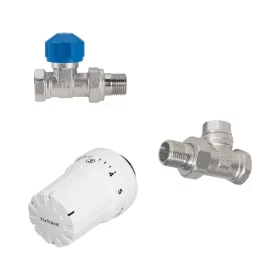   FixTrend termosztatikus radiátor szelep szett, egyenes, 1/2"