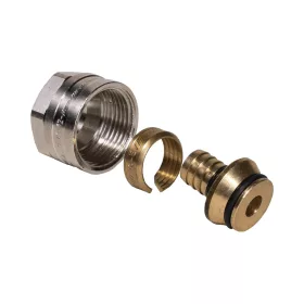   FixTrend szorítógyűrűs csatlakozó, műanyag csőhöz, Eurokón., 16x2mm-3/4"