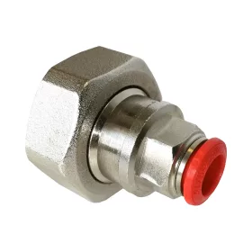   FixTrend push csatlakozó, műanyag csőhöz, Eurokón., 8mm-3/4"