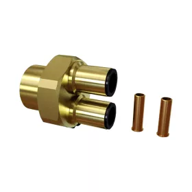   FixTrend Duo 2 körös kis osztó, push, 8mm csőhöz 1/2"B