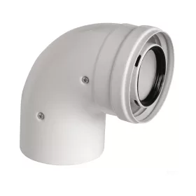 ARISTON könyökidom, 90°-os, PPs/Alu, D80/125