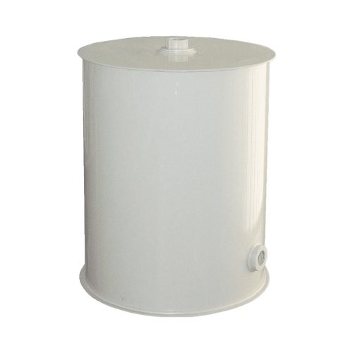 NOU nyitott tágulási tartály, műanyag, Lv: 4mm PP, 1", 100l, átm. 480x570mm