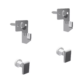   PUC D-2 E 020 fali tartó, radiátorhoz, 1/2" kézi légtelenítő, 1/2" végdugó (2db)