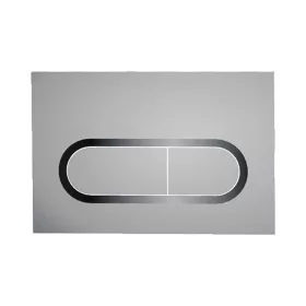   RAVAK Chrome nyomólap, 2 vízmennyiségű, szatén, 247x165mm