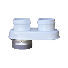   BOSCH AZ 298 szétválasztó adapter D80/110mm--->D80/80mm, Alu/Alu