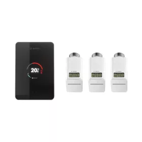   BOSCH EasyControl Set CT 200 okostermosztát 3db rádiós termofejjel, fekete