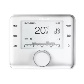   BOSCH CR400 időjáráskövető szabályzó, külső érzékelő nlk, heti prog., max.4 fűt.kör