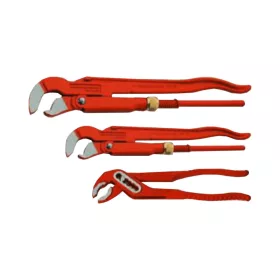   ROTHENBERGER Super S fogókészlet, 3 részes, sarokcsőfogó:1" és 1 1/2", vízpumpafogó