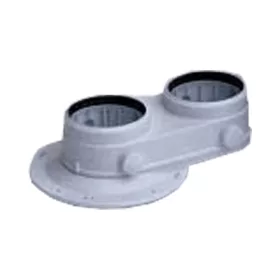 SAUNIER DUVAL SDC PPs/Alu osztott indító idom, 80/80mm