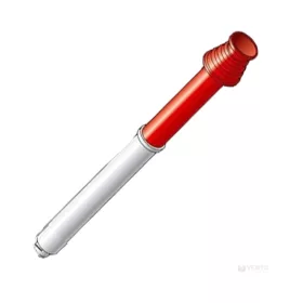   SAUNIER DUVAL SDC PPs/Alu füstgáz kivezető tetőelem, vörös, 80/125mm