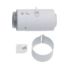   SAUNIER DUVAL SDC PPs/Alu ellenőrző idom, egyenes, 80/125mm