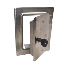 SKA inox kéményajtó, 120x180mm