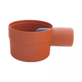 STYRON STY-651 egyágú 80mm magas pvc padlószifon