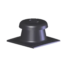 TRICOX KF30 kürtő fedél, fekete, 100mm