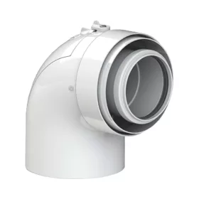   TRICOX PAEKÖ60C PPs/Alu ellenőrző könyök, 90°, 80/125mm