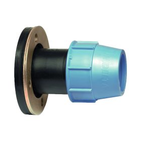 UNIDELTA KPE karimás csatlakozó 75mm-2.1/2"