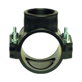 UNIDELTA KPE nyeregidom, 10bar, 25mmx1/2"