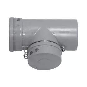 VAILLANT ellenőrző T-idom, PP, D130