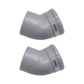   VAILLANT könyökidom 45°, kaszkád kapcsoláshoz, PP, D130, 2db