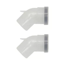 VAILLANT füstgáz könyökidom 45°, PP, D80, 2db