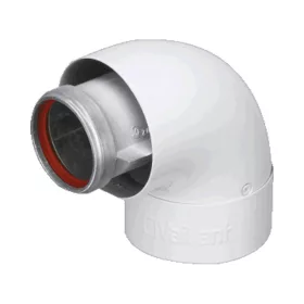   VAILLANT koncentrikus belső könyökidom 90°, fehér, D80/125