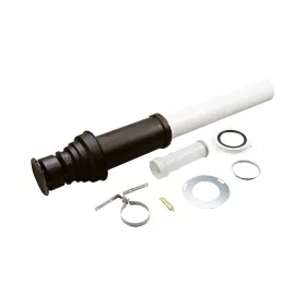   VAILLANT függőleges tetőátvezető rendszer, fekete, Alu/Alu, D60/100