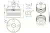 6,3m3-es álló tartály (20 cm nyakmagassággal)