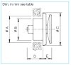 HELIOS ZTV 160: Termosztatikus tányérszelep