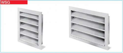 HELIOS WSG 40/20: Eloxált alumínium esővédő rács