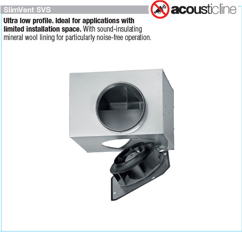 HELIOS SVS 200 K: SlimVent hangcsillapított radiális csőventilátor, ~1, 230V